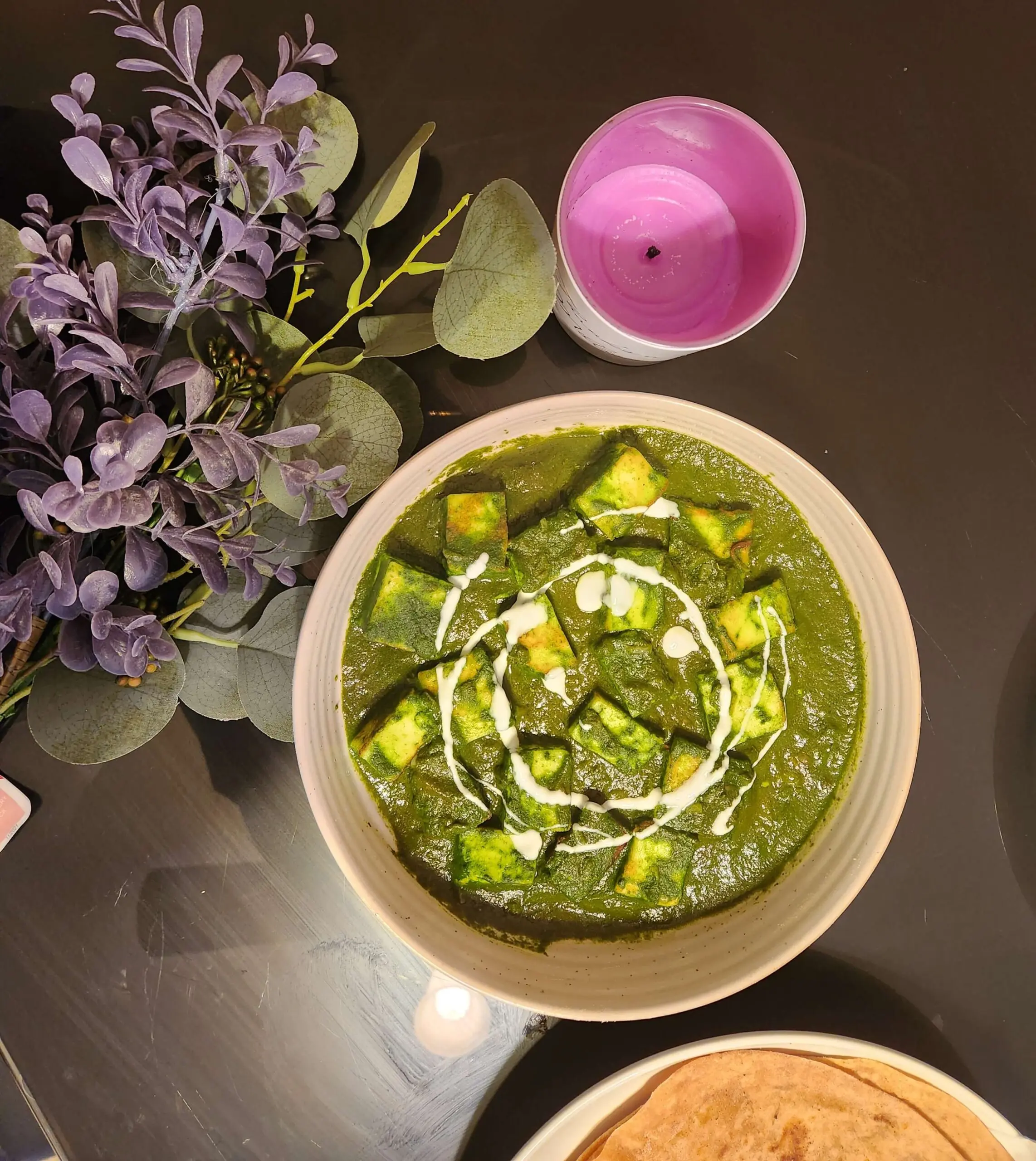 Palak Paneer- Spinach and Cottage Cheese Curry